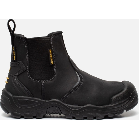 BuckBootz Instapper BSH006 Hoog S3 + KN | Zwart BSH006BK | Maat 42 - 00.176.027.42