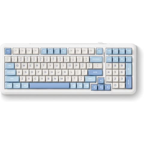 MCHOSE K99 Sky Blue Hyacinth Wireless Gasket Mount Mechanical toetsenbord