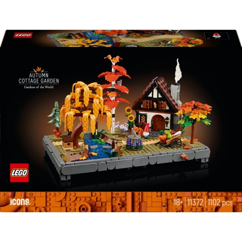 Herfsttuin met cottage