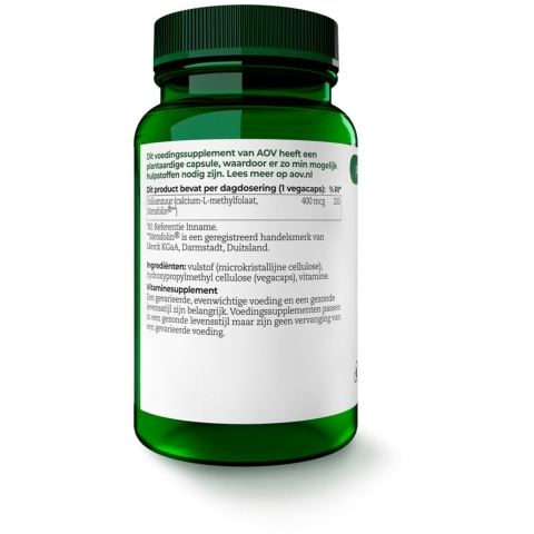 Gratis Verzending: 2x AOV 232 Foliumzuur (400 mcg) 60 capsules