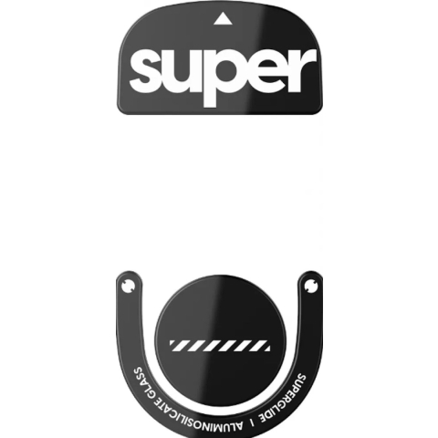 Pulsar Superglide Version 2 Glass Skates for Logitech G Pro X Superlight 2 muis skate