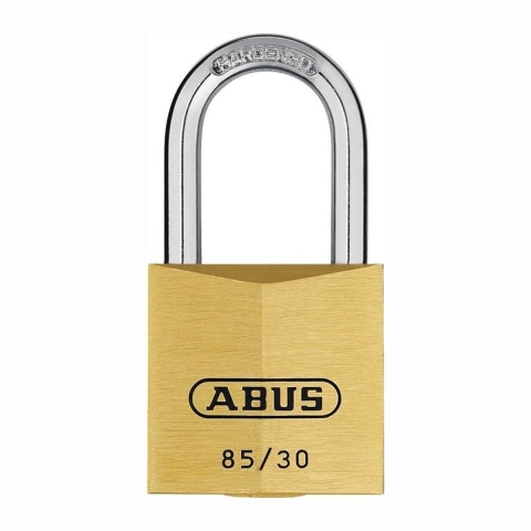 ABUS Cilinderhangslot | breedte slotlichaam 30 mm | messing gelijksluitend 0402 | 1 stuk - 2505 2505