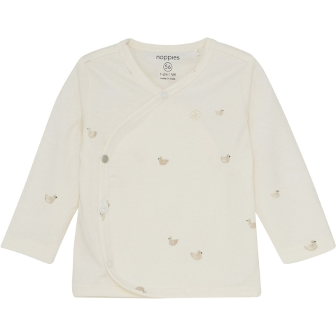 Shirt Longsleeve Noppies NOOS Overslag Nour Animals Off White