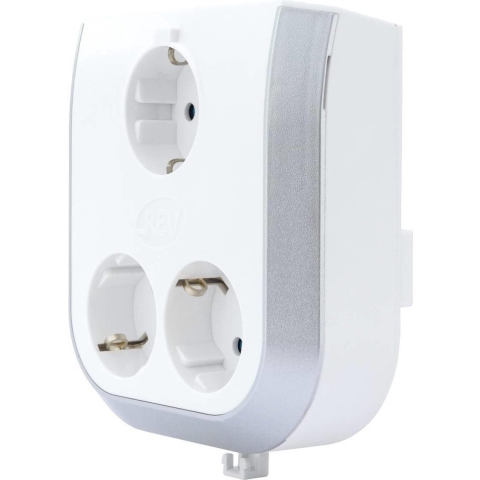 REV 0020330112-EF 3-voudig Stopcontactsplitter Wit