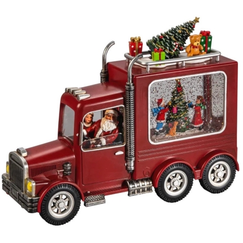 Sneeuwlantaarn kersttruck 21.5cm Konstsmide - Konstsmide