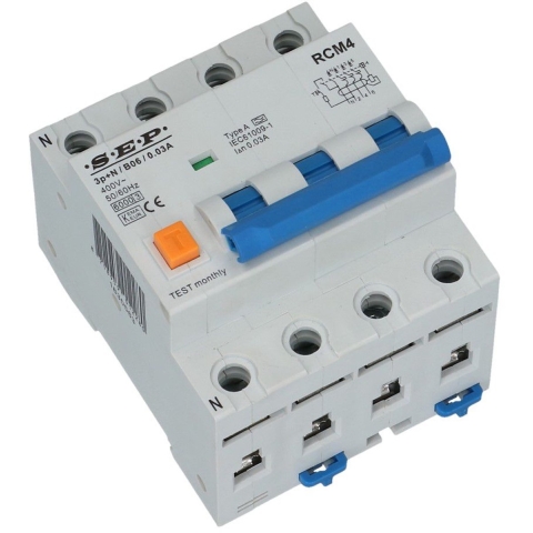 Aardlekautomaat 16A B kar 30mA 4p SEP - 4518110