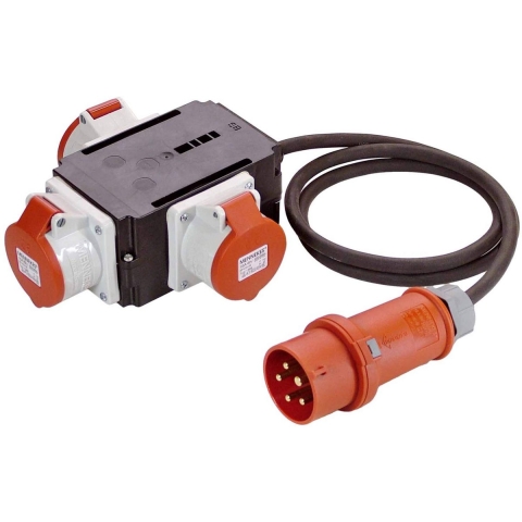 AS Schwabe MIXO Adapter ODER 60529 CEE-stroomverdeler 400 V 32 A