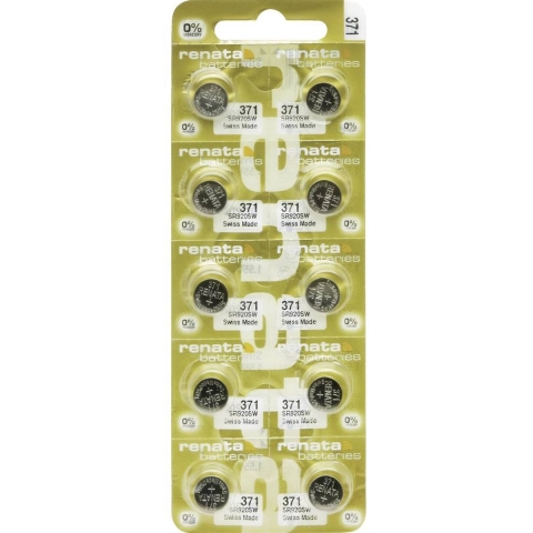 Renata Knoopcel 371 10 stuk(s) 40 mAh