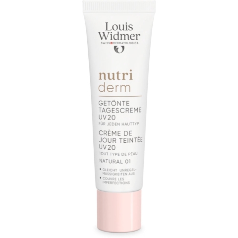 Louis Widmer Nutriderm Getinte Dagcrème UV 20 Natural 01 | 30 ml