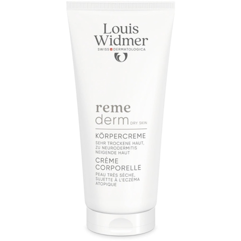 Louis Widmer Remederm Dry Skin Lichaamscrème (zonder Parfum) | 200 ml