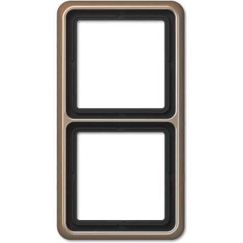 Jung CD582GB Afdekking Frame 2-voudig Brons 1 stuk(s)