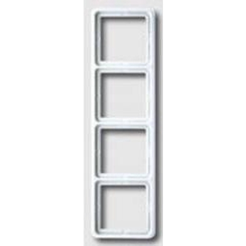 Jung CD584W Afdekking Frame 4-voudig Crème-wit 1 stuk(s)