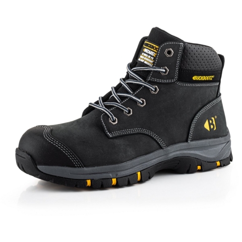 Buckbootz Werkschoen Wizardz WIZL1BLK S3S | Zwart | Maat 41 - 5055138024249