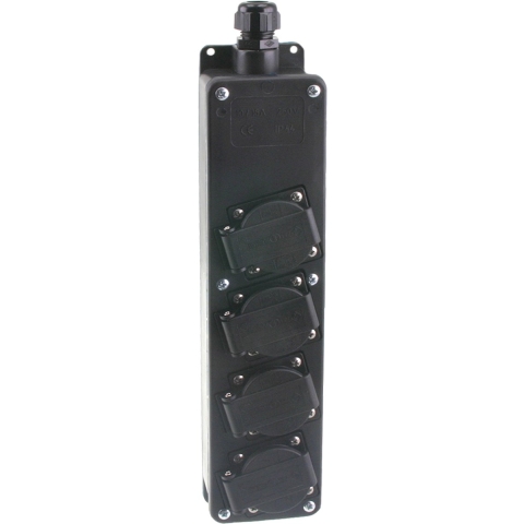 Stekkerdoos | 4V | SWD | Zwart - 00.845.59