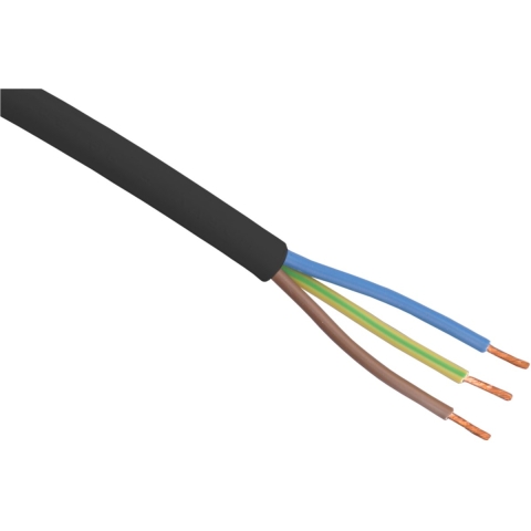Huishoudkabel VMVL | 3X1.0 | Zwart | 100M - 01.269.79