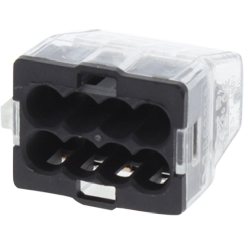 Lasklem | 8-Gaats | Transparant/Zwart (25) - 00.530.80