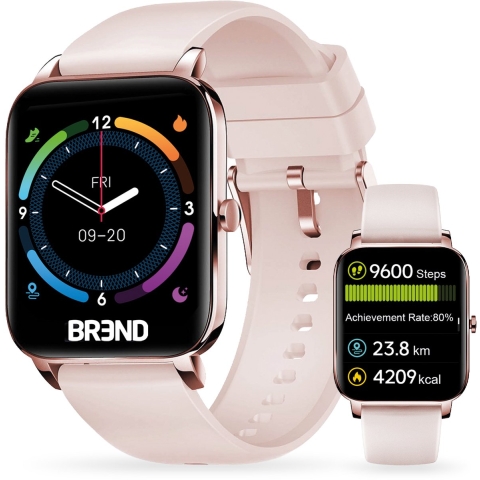 BREND BR-2223 - Smartwatch - Stappenteller en Bloeddrukmeter - Roze
