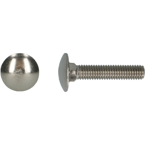 pgb-Europe PGB-FASTENERS | Houtbout A2 DIN 603 M10x60 | 50 st 000603A00010000603