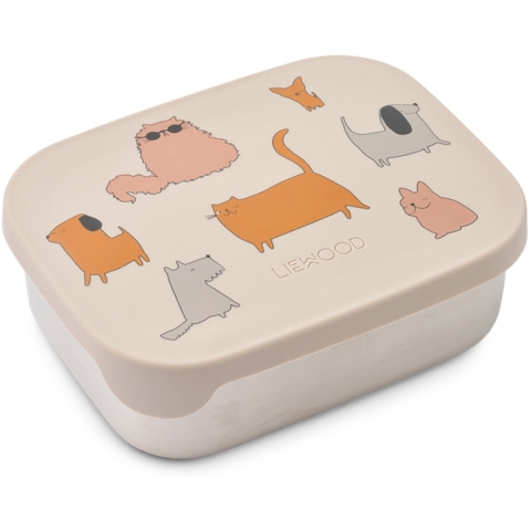 Liewood Brooddoos - Arthur - Katten Eend Honden/Sandy - Liewood - OneSize - Broodtrommels