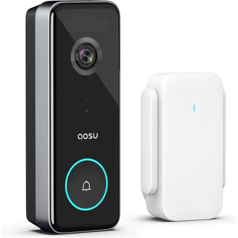 Aosu V8S Complete set voor Video-deurintercom WiFi 1 stuks Zwart