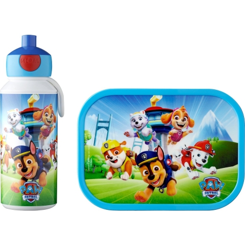 Mepal Broodtrommel + Drinkfles - Lunchset - Paw Patrol Pups