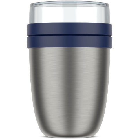 Mepal Isoleer lunchpot Ellipse - Vivid blue - Yoghurt & Mueslibeker to go - Soepbeker