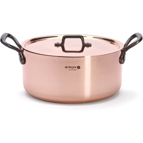 de Buyer Prima Matera Tradition 6342-28 koperen braadpan 28 cm
