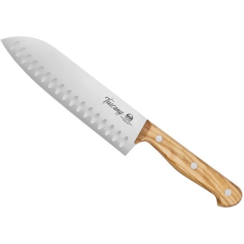 Due Cigni Tuscany DG2C760-18OL santoku 18 cm olijfhout