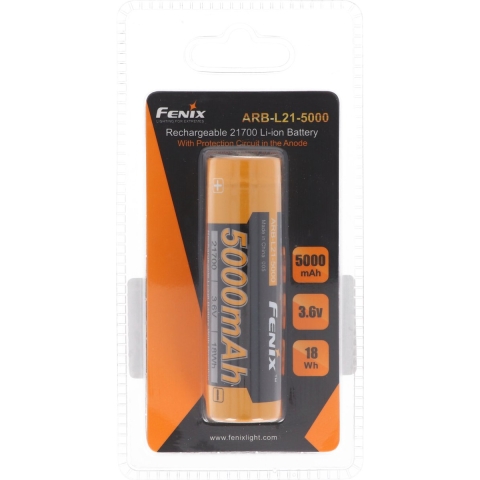 Fenix ARB-L21-5000 21700 Li-ion accu, 5000 mAh