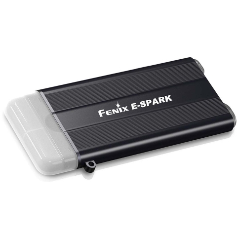 Fenix E-SPARK, 100 lumen, oplaadbare sleutelhangerzaklamp en noodpowerbank