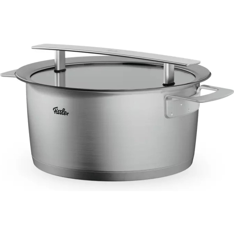 Fissler Phi Collection 016-113-24-000-0 kookpan, 24 cm, 5,1L, glazen deksel