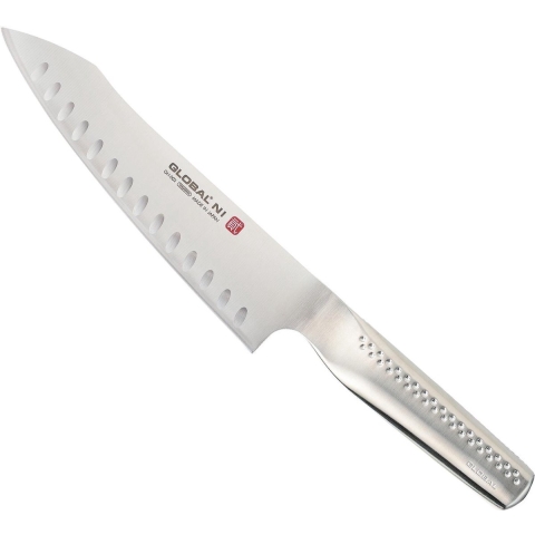 Global Ni GN-002 oriental koksmes 20 cm met kuiltjes