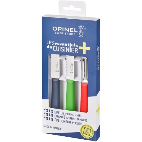 Opinel Essentiels+ Set Trio 2359, 3-delige schilset