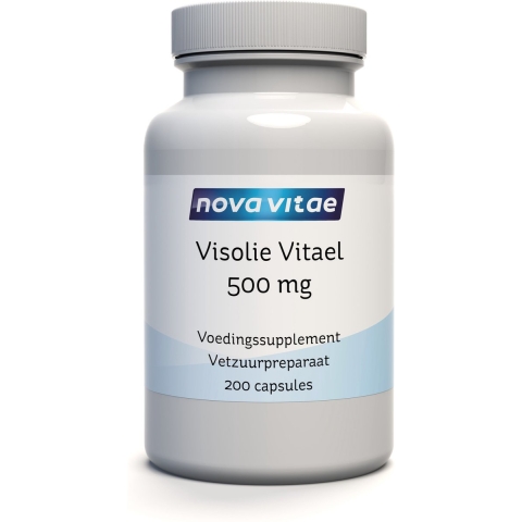 Nova Vitae Visolie vitael 500 mg (zalmolie) 200 capsules