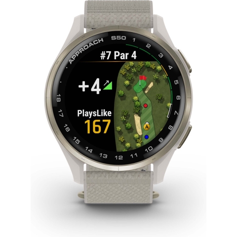 Garmin Approach S50 golfhorloge ivory