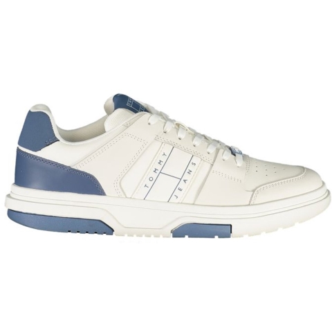 Tommy Hilfiger Witte Leren Sneakers voor Mannen