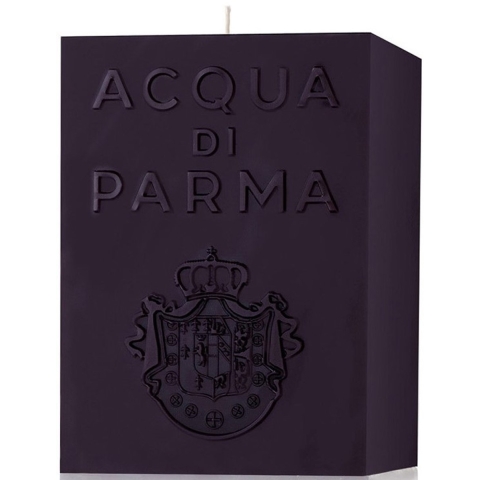 Acqua di Parma Zwarte Kube Amber Geurkaars 1000g