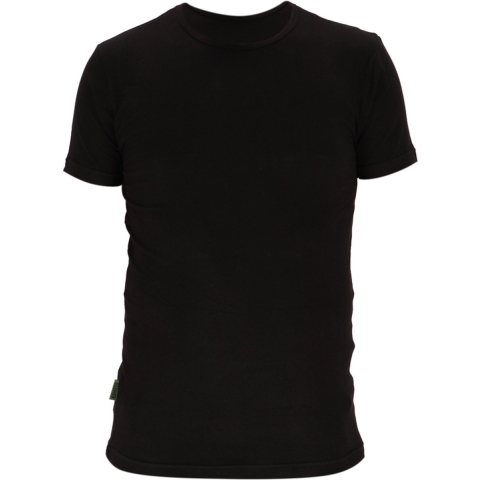 Basset Dames/heren bamboe t-shirt ronde hals