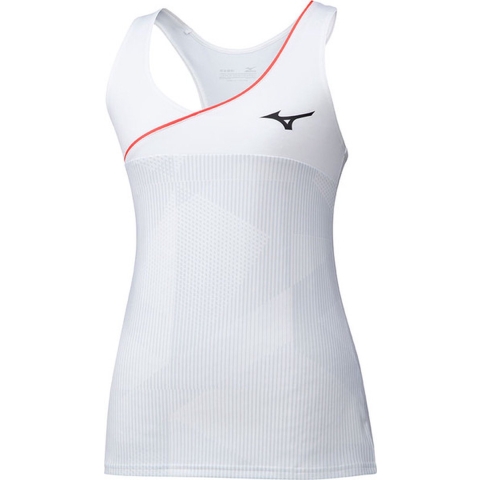 Mizuno Bedrukte Witte Damestanktop