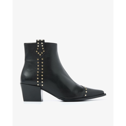 VIA VAI Kate brandy santiago nero enkellaars met hak dames