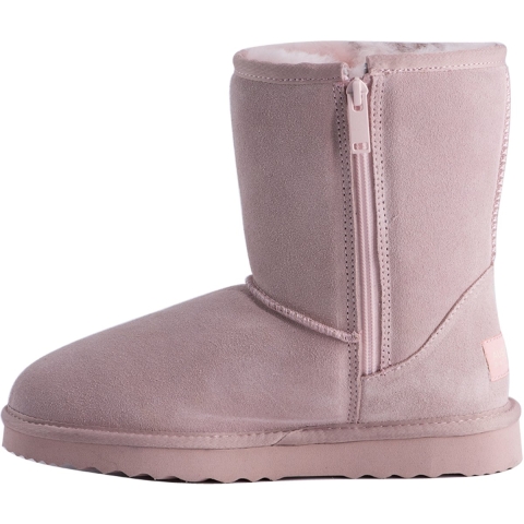 Aus Wooli "Bronte" Australia Mid Calf Zip, Lichtroze