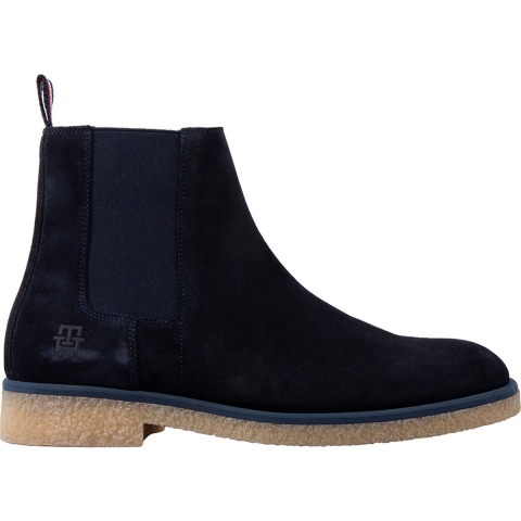 Tommy Hilfiger Tommy crepe suede chelsea desert sky