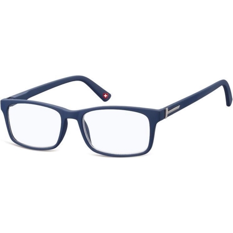 Montana Leesbril BLF73-B Matblauw Blauw lichtblok +3,00