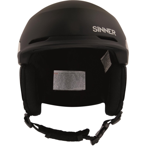 Sinner ZERMATT skihelm zwart/grijs, 55-58 cm