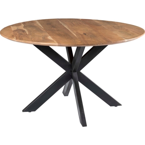 Livingfurn e ronde eetkamertafel - acasia hout 120 cm -