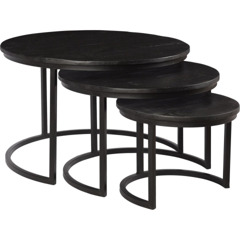 Livingfurn salontafel jerrel kala 74x74x42 mangohout