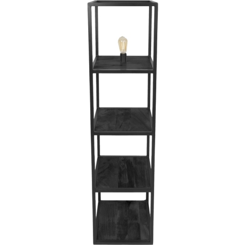 Home67 Vloerlamp vintage mangohout 160 cm