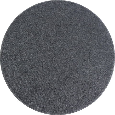 Muratap Basics effen rond vloerkleed licht laagpolig- 160 cm rond