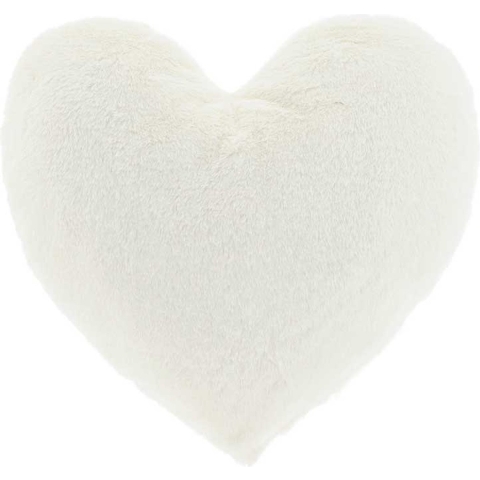Unique Living kussen hart 45x35cm duif