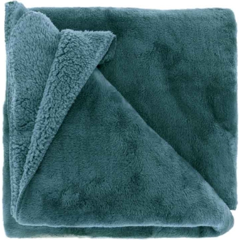 Unique Living plaid torvah jeans blue -150x200cm